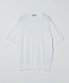 SHIPS / シップス Tシャツ | JOHN SMEDLEY: KEMPTON シーアイランド コットン ニット Tシャツ