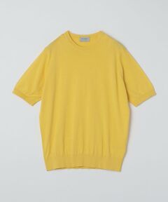 SHIPS / シップス Tシャツ | JOHN SMEDLEY: KEMPTON シーアイランド コットン ニット Tシャツ