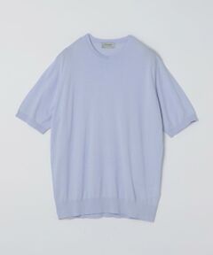 SHIPS / シップス Tシャツ | JOHN SMEDLEY: KEMPTON シーアイランド コットン ニット Tシャツ