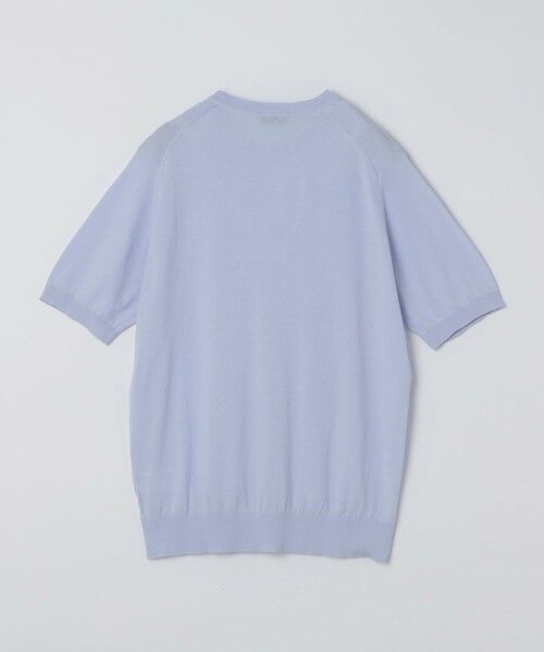 SHIPS / シップス Tシャツ | JOHN SMEDLEY: KEMPTON シーアイランド コットン ニット Tシャツ | 詳細4