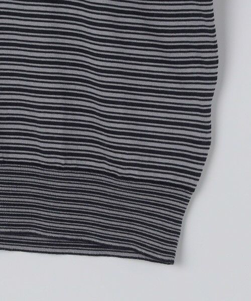 SHIPS / シップス Tシャツ | JOHN SMEDLEY: HOWICK マイクロボーダー ニット Tシャツ | 詳細15