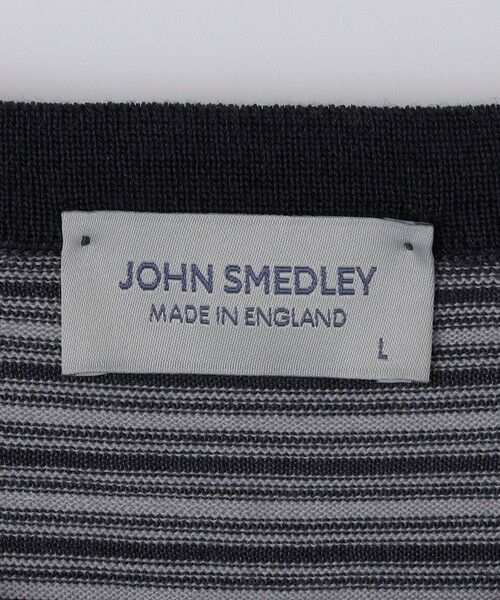 SHIPS / シップス Tシャツ | JOHN SMEDLEY: HOWICK マイクロボーダー ニット Tシャツ | 詳細16