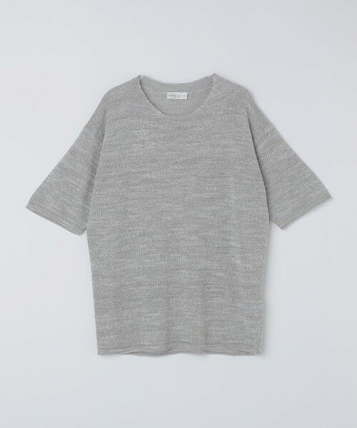 SHIPS / シップス ニット・セーター | roberto collina: MELANGE KNIT TEE（グレー）