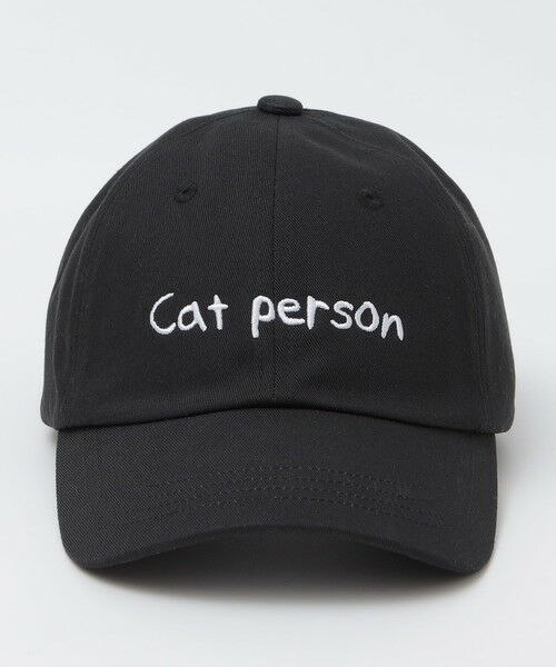 SHIPS / シップス キャップ | 【City Ambient Products別注】Ben Lenovitz: DOG CAT PERSON キャップ（ブラック）