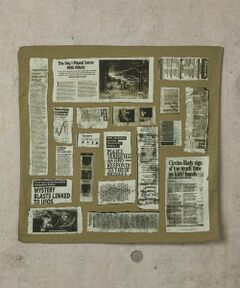SHIPS / シップス バンダナ・スカーフ | SABLE NY: NEWSPAPER PRINT