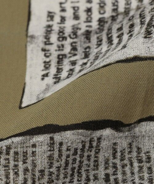 SHIPS / シップス バンダナ・スカーフ | SABLE NY: NEWSPAPER PRINT | 詳細3