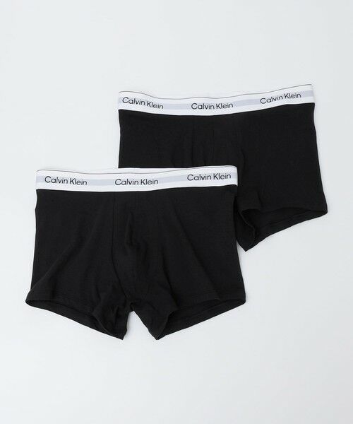 SHIPS / シップス ボクサーパンツ・ブリーフ | CALVIN KLEIN: ICON COTTON 2P（ブラック）