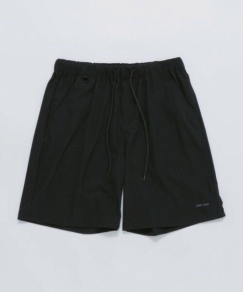 SHIPS / シップス ショート・ハーフ・半端丈パンツ | SHIPS Colors:〈接触冷感・洗濯機可能〉ストレッチ カラー ショート パンツ（ブラック）