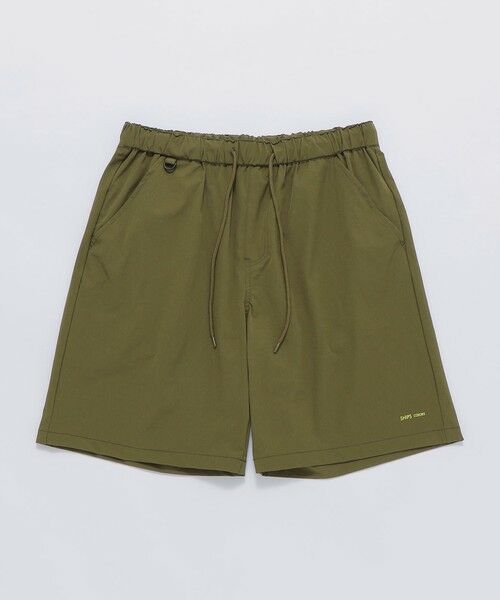 SHIPS / シップス ショート・ハーフ・半端丈パンツ | SHIPS Colors:〈接触冷感・洗濯機可能〉ストレッチ カラー ショート パンツ（オリーブ）