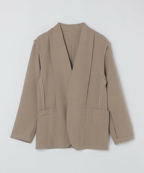 SHIPS / シップス ノーカラージャケット | 《予約》SHIPS Colors:〈洗濯機可能〉2WAY ストレッチ ノーカラー ジャケット◆ | 詳細2