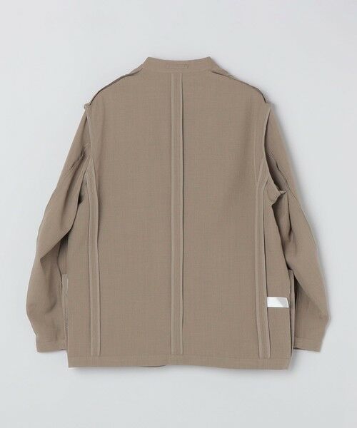 SHIPS / シップス ノーカラージャケット | 《予約》SHIPS Colors:〈洗濯機可能〉2WAY ストレッチ ノーカラー ジャケット◆ | 詳細3