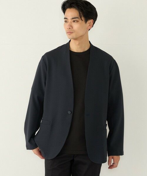 SHIPS / シップス ノーカラージャケット | SHIPS Colors:〈吸水速乾・洗濯機可能〉2WAY ストレッチ ノーカラー ジャケット◇ | 詳細17