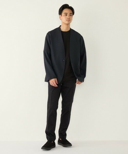 SHIPS / シップス ノーカラージャケット | SHIPS Colors:〈吸水速乾・洗濯機可能〉2WAY ストレッチ ノーカラー ジャケット◇ | 詳細19