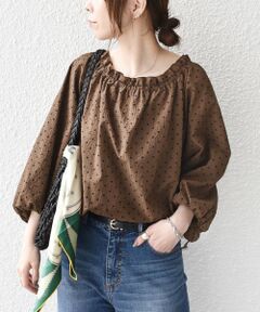 SHIPS / シップス シャツ・ブラウス | 《予約》SHIPS Colors:〈洗濯機可能〉サッカー ドット 2WAY ブラウス◆