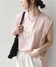 SHIPS / シップス Tシャツ | 《予約》SHIPS Colors:〈接触冷感〉ショルダータック プリント トップス◆