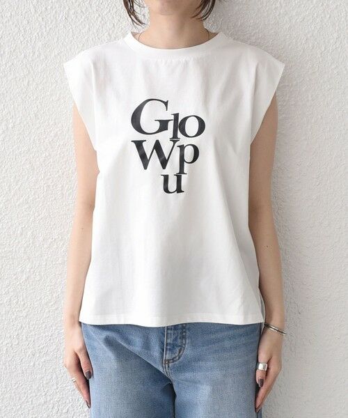 SHIPS / シップス Tシャツ | 《予約》SHIPS Colors:〈接触冷感〉ショルダータック プリント トップス◆ | 詳細3