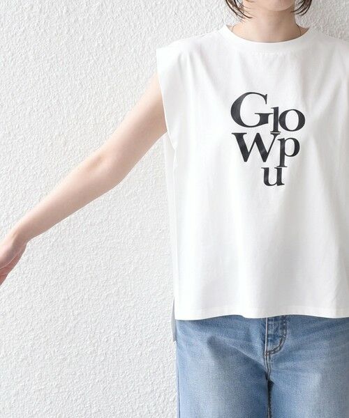 SHIPS / シップス Tシャツ | 《予約》SHIPS Colors:〈接触冷感〉ショルダータック プリント トップス◆ | 詳細6