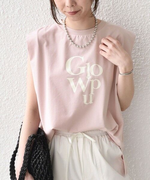 SHIPS / シップス Tシャツ | 《予約》SHIPS Colors:〈接触冷感〉ショルダータック プリント トップス◆ | 詳細26