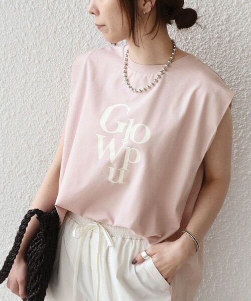 SHIPS / シップス Tシャツ | 《予約》SHIPS Colors:〈接触冷感〉ショルダータック プリント トップス◆ | 詳細27