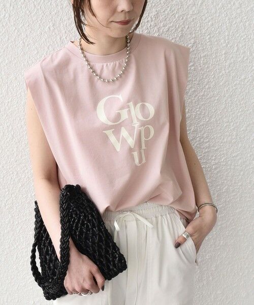 SHIPS / シップス Tシャツ | 《予約》SHIPS Colors:〈接触冷感〉ショルダータック プリント トップス◆ | 詳細28