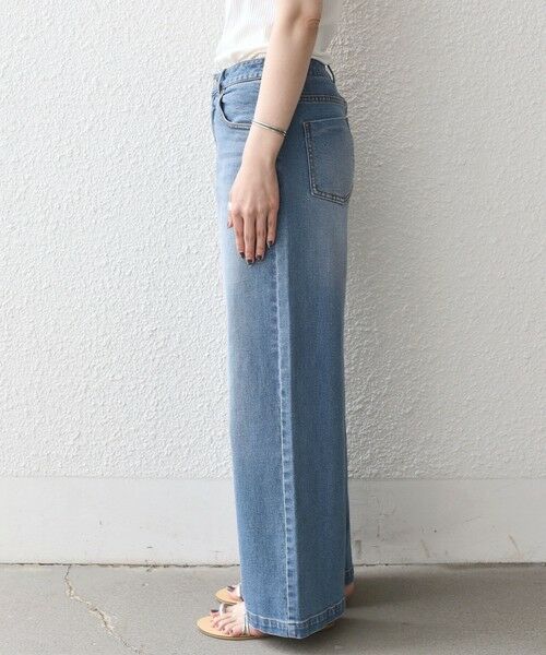 SHIPS / シップス デニムパンツ | 《予約》SHIPS Colors:〈洗濯機可能〉デニム ワイド パンツ◆ | 詳細4