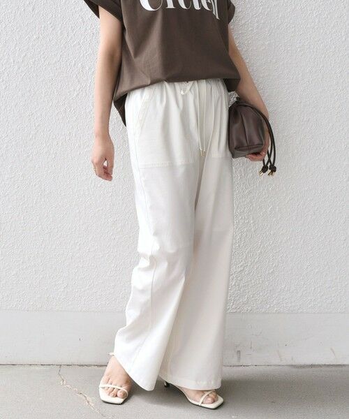 SHIPS / シップス その他パンツ | SHIPS Colors:〈接触冷感・手洗い可能〉クールタッチ ベイカー イージーパンツ | 詳細10