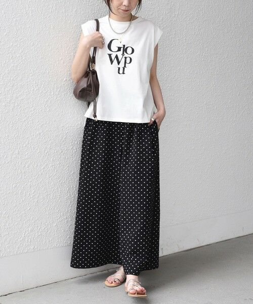 SHIPS / シップス その他パンツ | 《予約》SHIPS Colors:〈洗濯機可能〉サッカー ドット ギャザー ワイドパンツ◆ | 詳細6