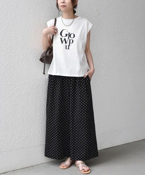SHIPS / シップス その他パンツ | 《予約》SHIPS Colors:〈洗濯機可能〉サッカー ドット ギャザー ワイドパンツ◆ | 詳細12