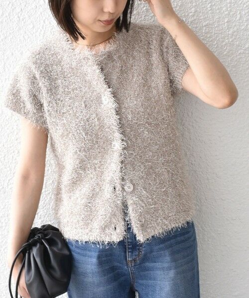 SHIPS / シップス ニット・セーター | 《予約》SHIPS Colors:〈手洗い可能〉フェザー クルーネック 2WAY ニット◆ | 詳細12