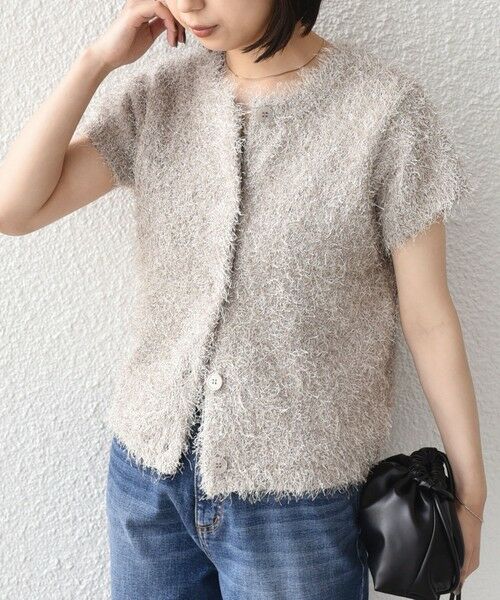 SHIPS / シップス ニット・セーター | 《予約》SHIPS Colors:〈手洗い可能〉フェザー クルーネック 2WAY ニット◆ | 詳細13