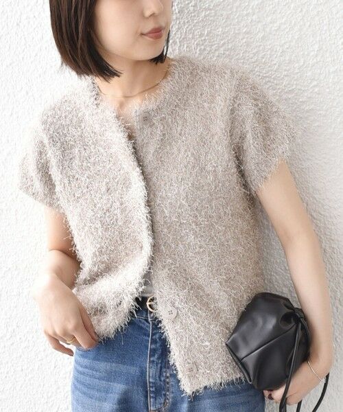 SHIPS / シップス ニット・セーター | 《予約》SHIPS Colors:〈手洗い可能〉フェザー クルーネック 2WAY ニット◆ | 詳細14