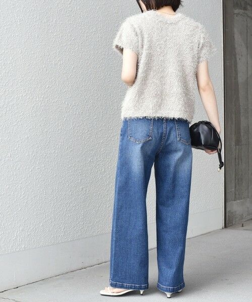 SHIPS / シップス ニット・セーター | 《予約》SHIPS Colors:〈手洗い可能〉フェザー クルーネック 2WAY ニット◆ | 詳細16