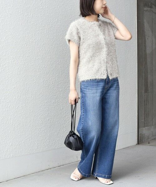 SHIPS / シップス ニット・セーター | 《予約》SHIPS Colors:〈手洗い可能〉フェザー クルーネック 2WAY ニット◆ | 詳細17