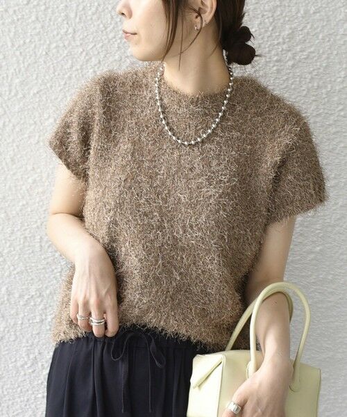 SHIPS / シップス ニット・セーター | 《予約》SHIPS Colors:〈手洗い可能〉フェザー クルーネック 2WAY ニット◆ | 詳細21