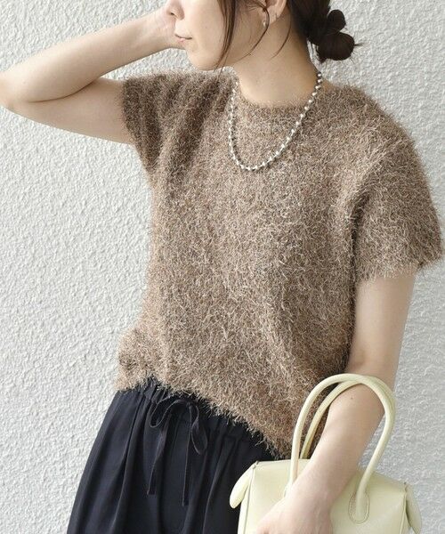 SHIPS / シップス ニット・セーター | 《予約》SHIPS Colors:〈手洗い可能〉フェザー クルーネック 2WAY ニット◆ | 詳細22