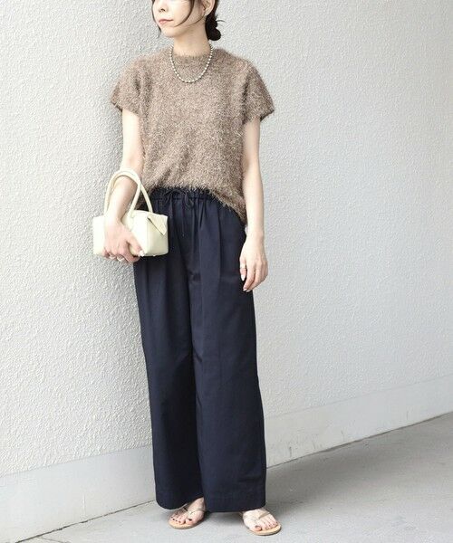 SHIPS / シップス ニット・セーター | 《予約》SHIPS Colors:〈手洗い可能〉フェザー クルーネック 2WAY ニット◆ | 詳細25