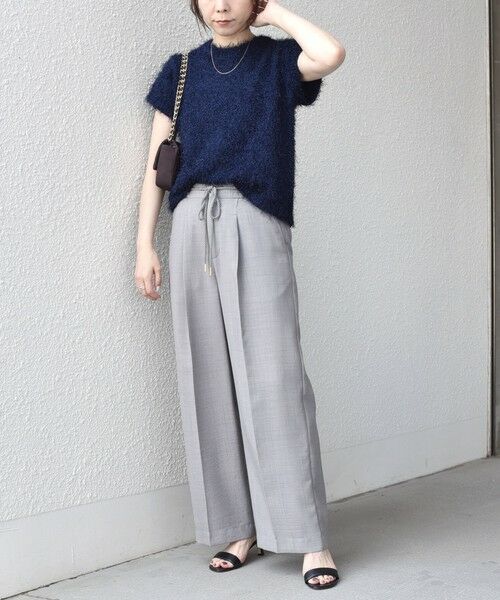 SHIPS / シップス ニット・セーター | 《予約》SHIPS Colors:〈手洗い可能〉フェザー クルーネック 2WAY ニット◆ | 詳細28