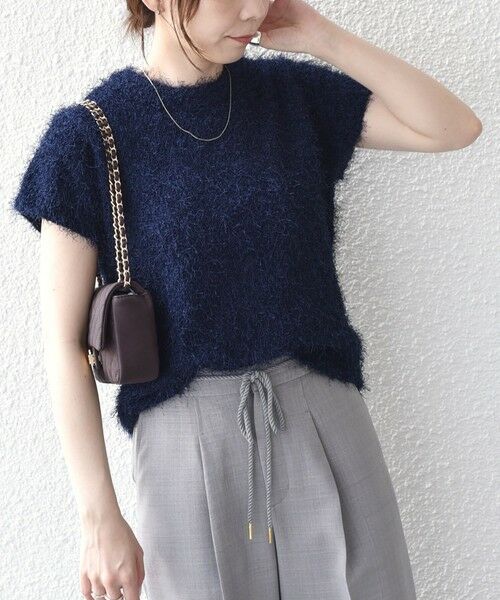 SHIPS / シップス ニット・セーター | 《予約》SHIPS Colors:〈手洗い可能〉フェザー クルーネック 2WAY ニット◆ | 詳細30