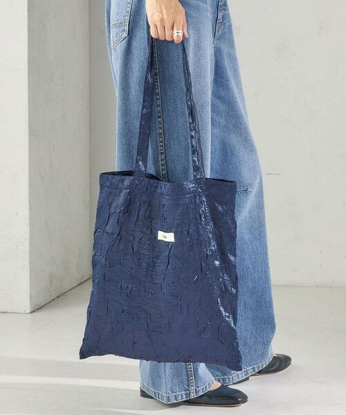 SHIPS / シップス トートバッグ | 【SHIPS別注】Uhr: クラッシュ サテン トート バッグ | 詳細23