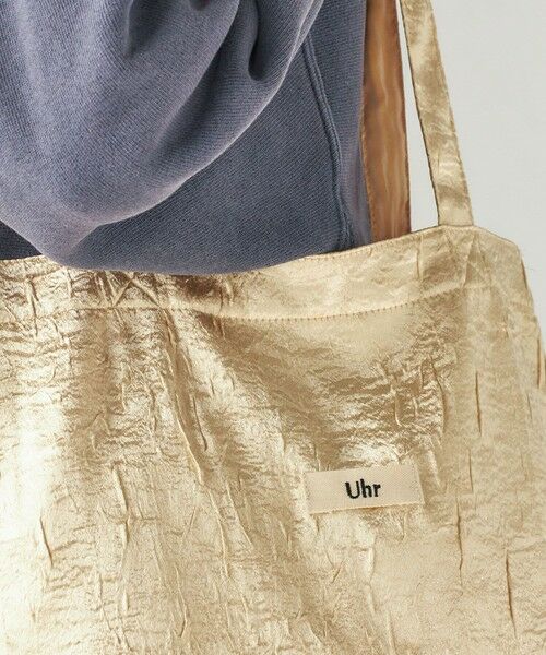 SHIPS / シップス トートバッグ | 《予約》【SHIPS別注】Uhr: クラッシュ サテン トート バッグ | 詳細26