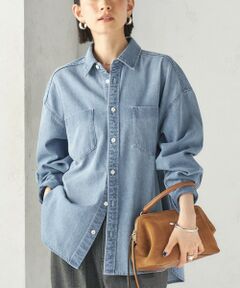 SHIPS / シップス シャツ・ブラウス | 《予約》〈洗濯機可能〉7.8 oz デニム オーバー シャツ