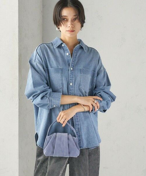 SHIPS / シップス シャツ・ブラウス | 〈洗濯機可能〉7.8 oz デニム オーバー シャツ | 詳細15