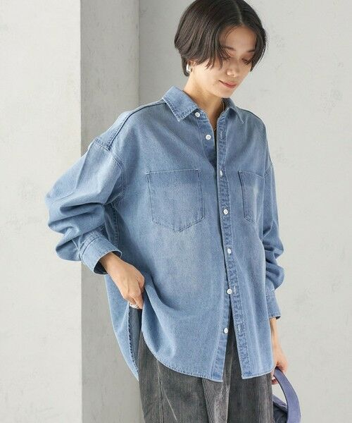 SHIPS / シップス シャツ・ブラウス | 〈洗濯機可能〉7.8 oz デニム オーバー シャツ | 詳細16