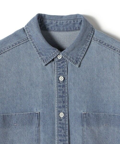 SHIPS / シップス シャツ・ブラウス | 〈洗濯機可能〉7.8 oz デニム オーバー シャツ | 詳細19