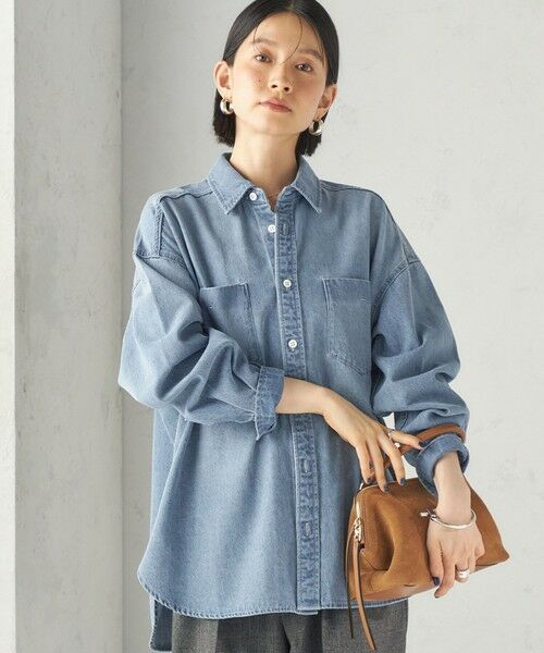 SHIPS / シップス シャツ・ブラウス | 《予約》〈洗濯機可能〉7.8 oz デニム オーバー シャツ | 詳細5