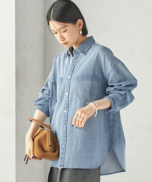 SHIPS / シップス シャツ・ブラウス | 《予約》〈洗濯機可能〉7.8 oz デニム オーバー シャツ | 詳細7