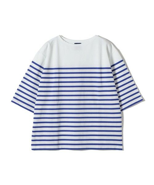 SHIPS / シップス カットソー（半袖以外） | 【SHIPS別注】Le minor: パネル ボーダー チュニック | 詳細23