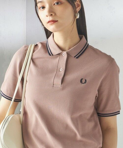 SHIPS / シップス ポロシャツ | FRED PERRY:G3600 TWIN TIPPED SHIRTS 18/32/35/68/72（ピンク）