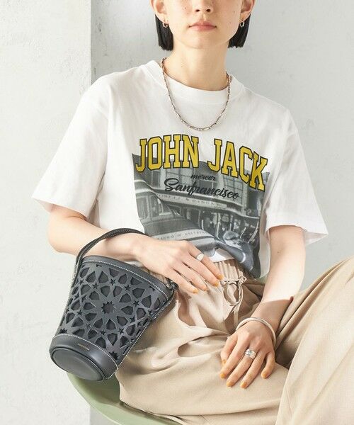 SHIPS / シップス Tシャツ | J.J.MERCER:プリントTEE（ホワイト）