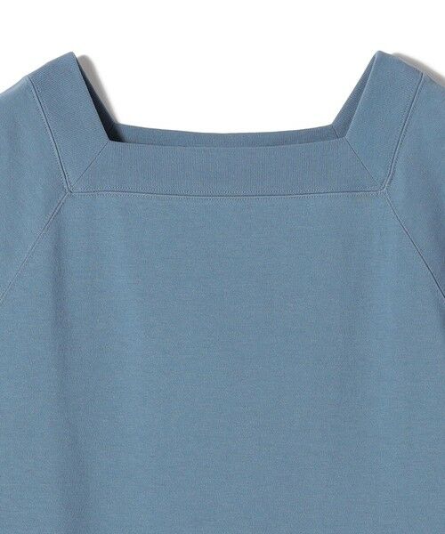 SHIPS / シップス カットソー | SHIPS Primary Navy Label: コットン スクエア ネック プルオーバー | 詳細4